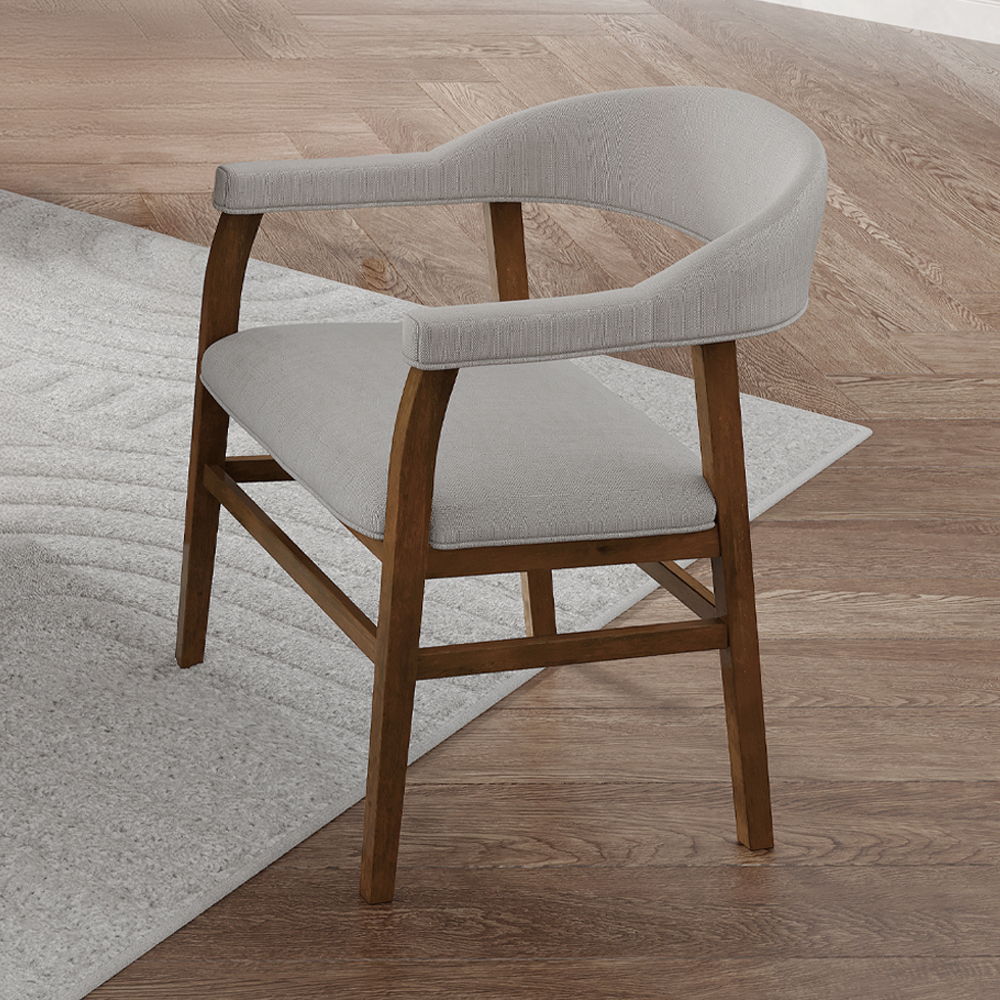 Darcy - Arm Chair (Set of 2) - Dark Walnut