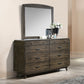 Rex - Mirror - Walnut Brown