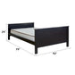 Willoughby - Twin Bed - Black