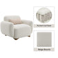 Darius - Chair With Pillow - Beige Boucle