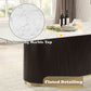 Clayten - Dining Table With Natural Marble Top