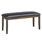 Damica - Bench - Brown / Walnut