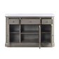Zumala - Server - Marble Top & Weathered Oak