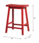 Gaucho - Counter Height Stool (Set of 2) - Antique Red