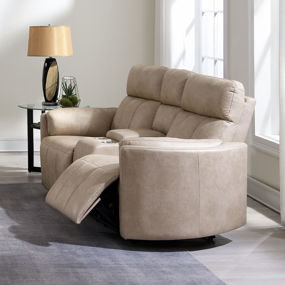 Elison - Motion Loveseat With Console & Storage