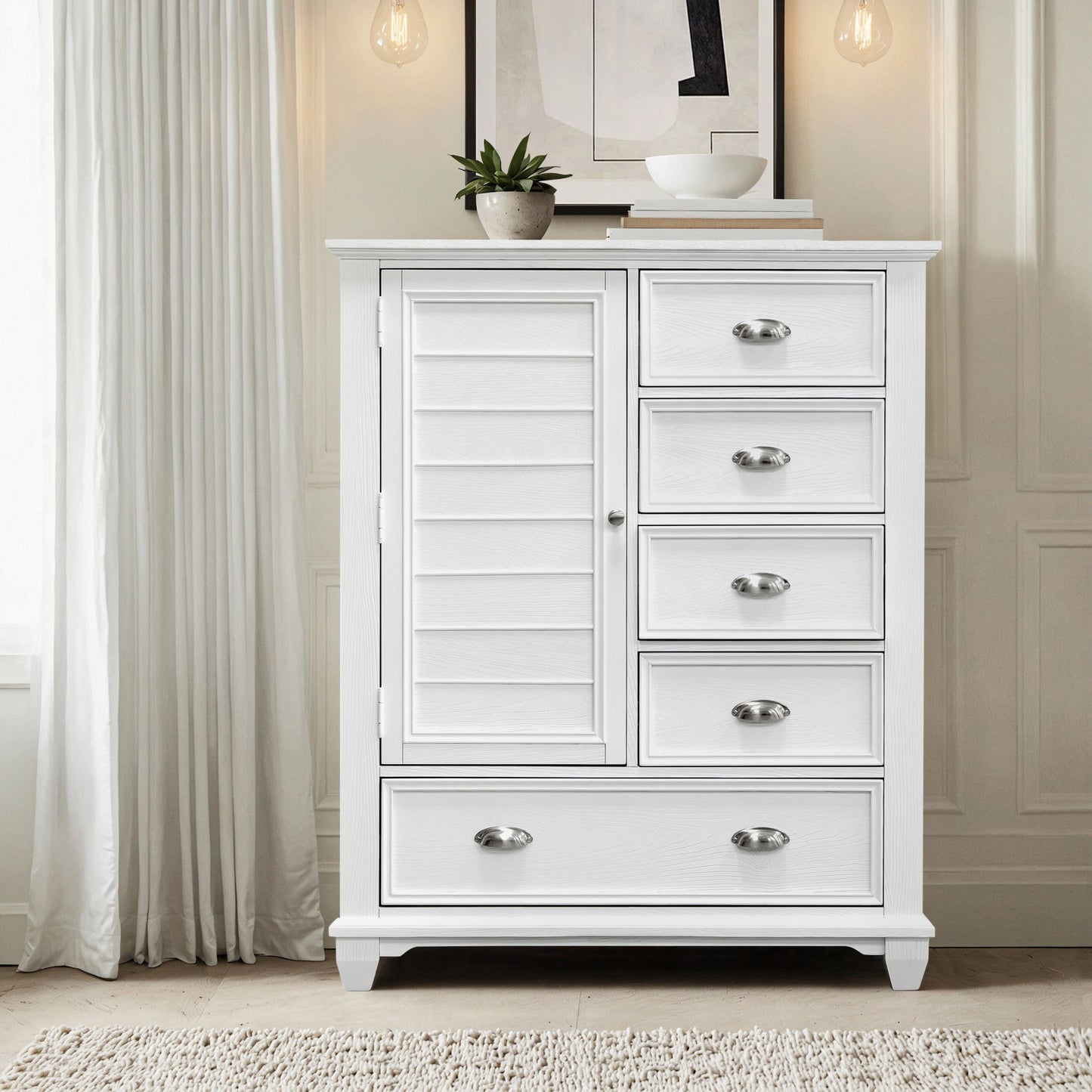 Jamestown - Door Chest - White