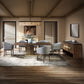 Ouida - Mirror - Brown & Gold