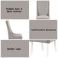 Hollyn - Side Chair (Set of 2) - Gray Linen & White