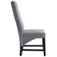 Kini - Side Chair (Set of 2) - Gray Corduroy & Black
