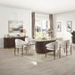 Clayten - Dining Table With Natural Marble Top