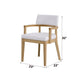 Kasem - Arm Chair (Set of 2) - Gorge Fabric & Oak