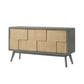 Blayde - Server - Light Gray & Natural