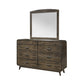 Rex - Mirror - Walnut Brown