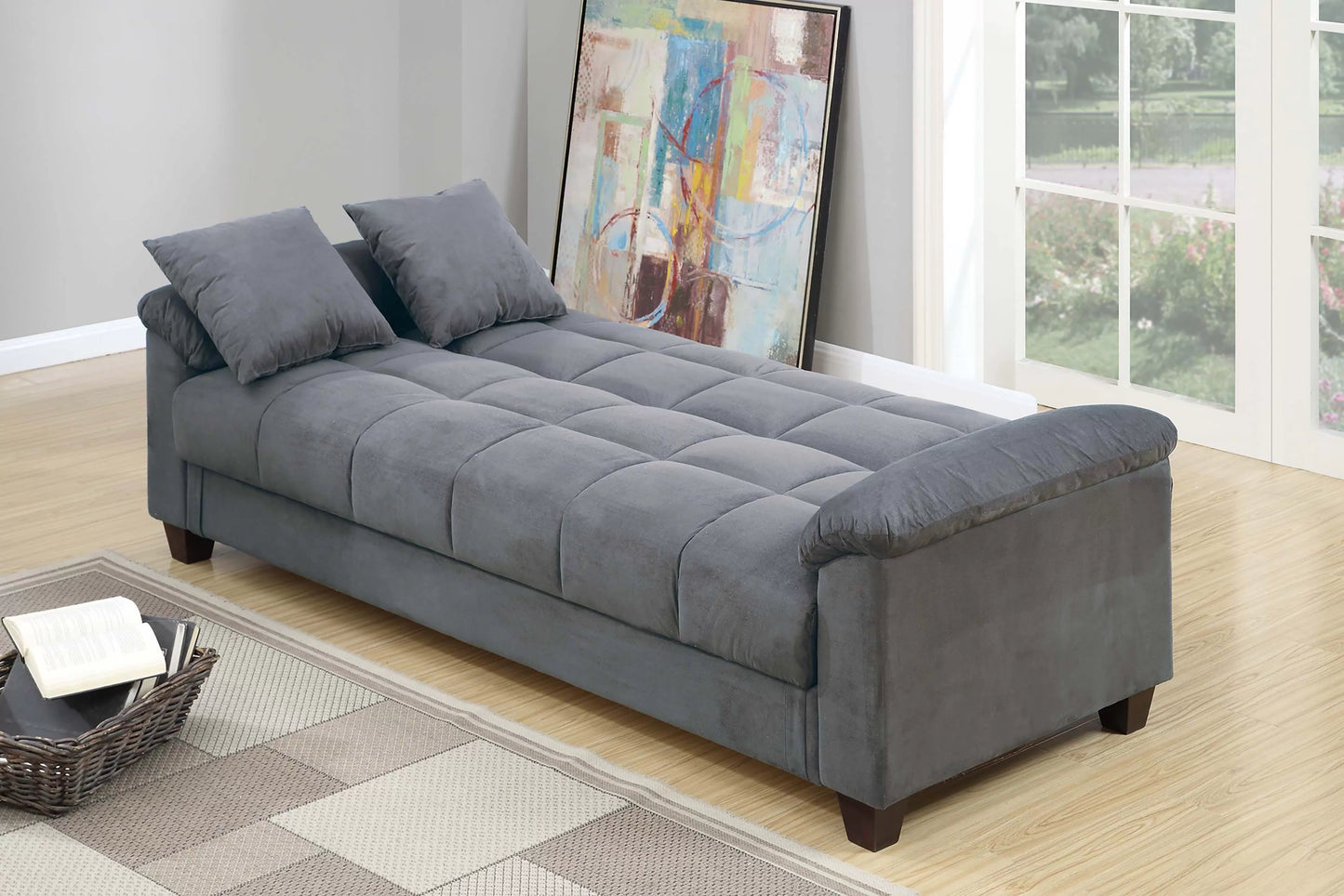Gray Adjustable Sofa