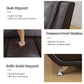 Ainehome Solid Color Faux Leather 3-Piece Living Room Sofa Set with Elegant Design