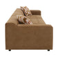 Zoey - Modular - LF Arm Chair With Pillow - Chocolate Suede