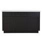 Jaramillo - Server - Engineering Marble Top & Black