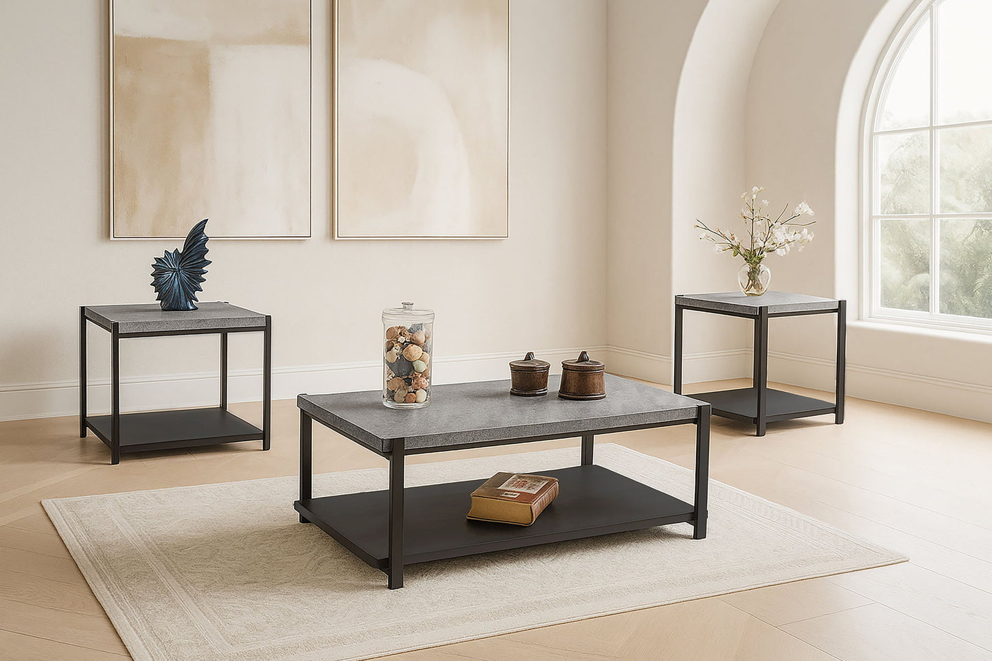 Linea - 3 Piece Occasional Set (1 Coffee & 2 End Tables)