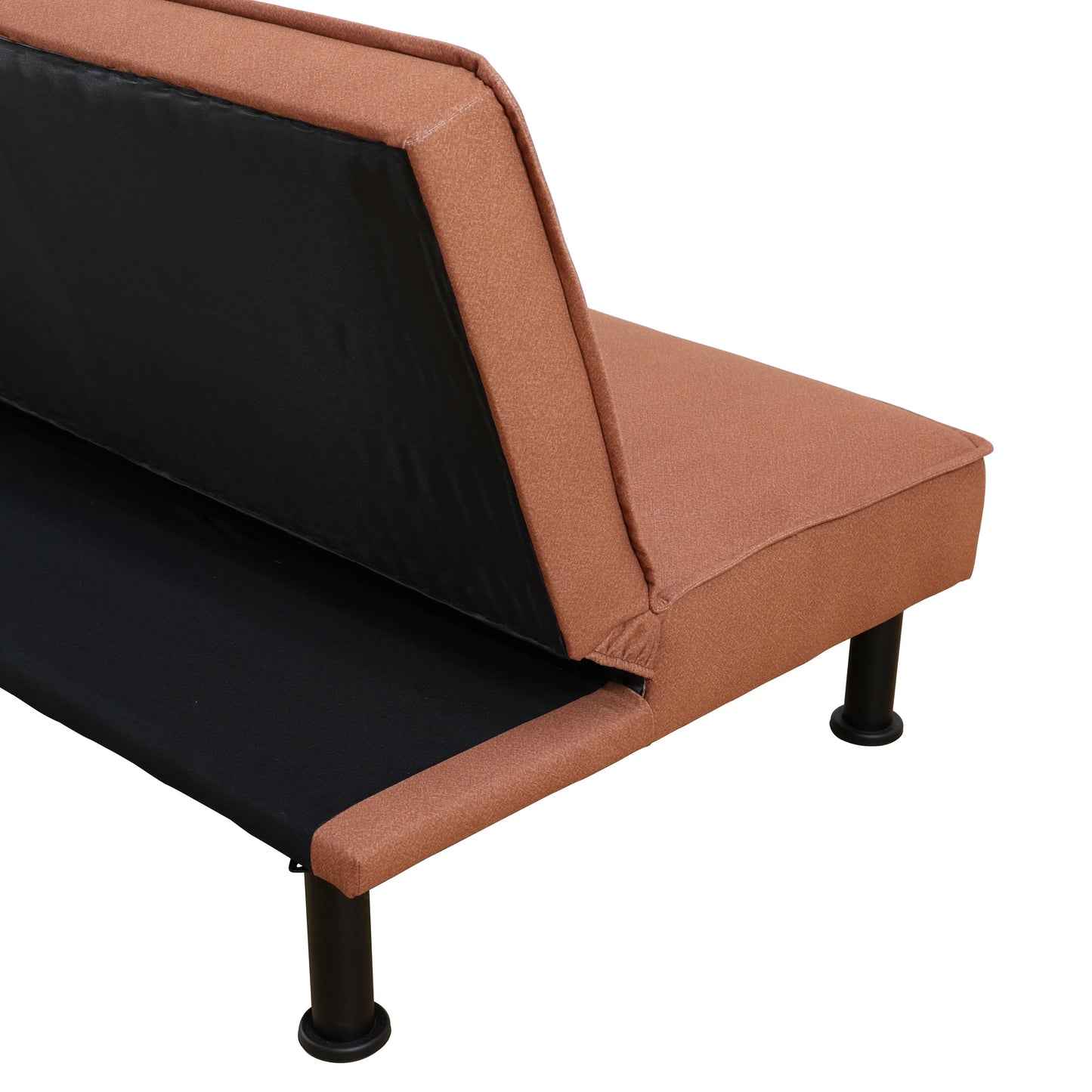 Ainehome Light Brown Flannel Convertible Sofabed