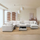Marisa - Modular RF Loveseat With 2 Pillows - Beige Boucle