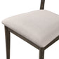 Rex - Open Back Counter Chair (Set of 2) - Walnut Brown / Beige
