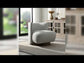 Livia - Accent Chair - Brown & Gray Tweed