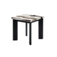 Strata - Faux Marble 3 Piece Occasional Set (1 Coffee & 2 End Tables) - Black / White