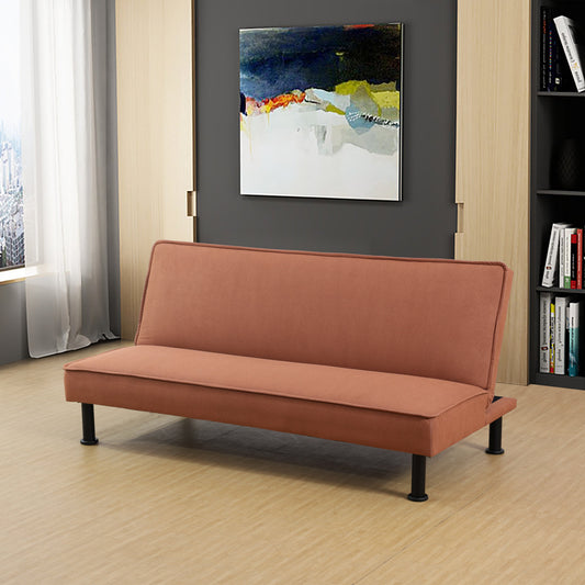 Ainehome Light Brown Flannel Convertible Sofabed