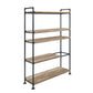 Brantley - 65" Bookshelf - Oak & Sandy Black