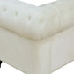White flannelette 2-piece handcrafted sofa set — image 8