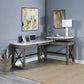 Talmar - Writing Desk With Lift Top - Marble Top & Weathered Gray