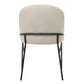 Lark - Side Chair (Set of 2) - White / Black