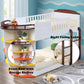 Neptune - Twin Over Twin Bunk Bed - White & Chocolate