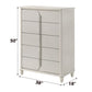 Laveda - Chest - Pearl White