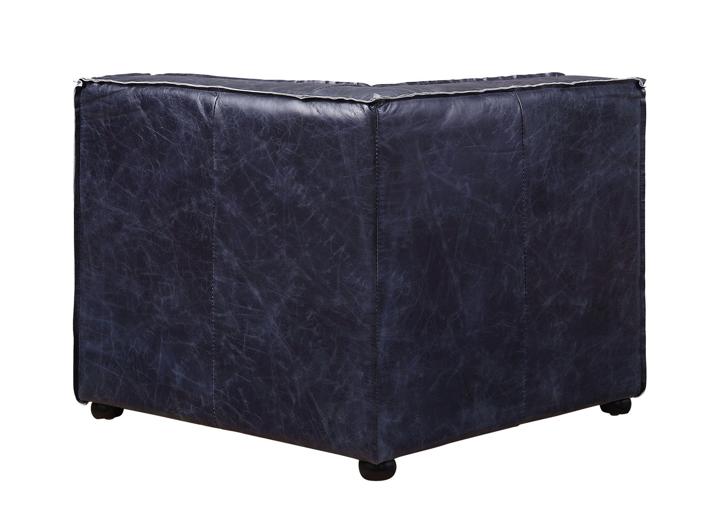 Birdie - Modular Wedge - Vintage Blue Top Grain Leather