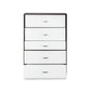 Eloy - Chest - White & Espresso