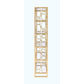 Milavera - Bookshelf - Clear Glass & Gold
