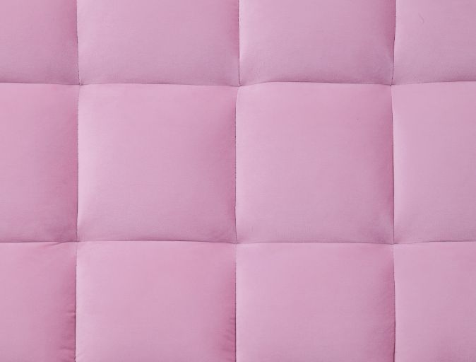 Yolandi - Adjustable Sofa - Pink Velvet & Dark Walnut