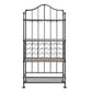 Edina - Wine Rack - Oak & Sandy Black