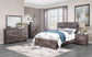 Juniper - Eastern King Bed - Dark Oak