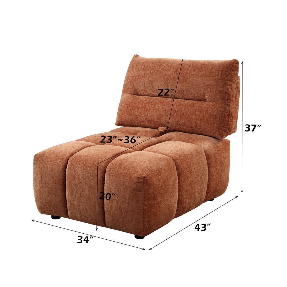 Loanna - Modular Armless Chair