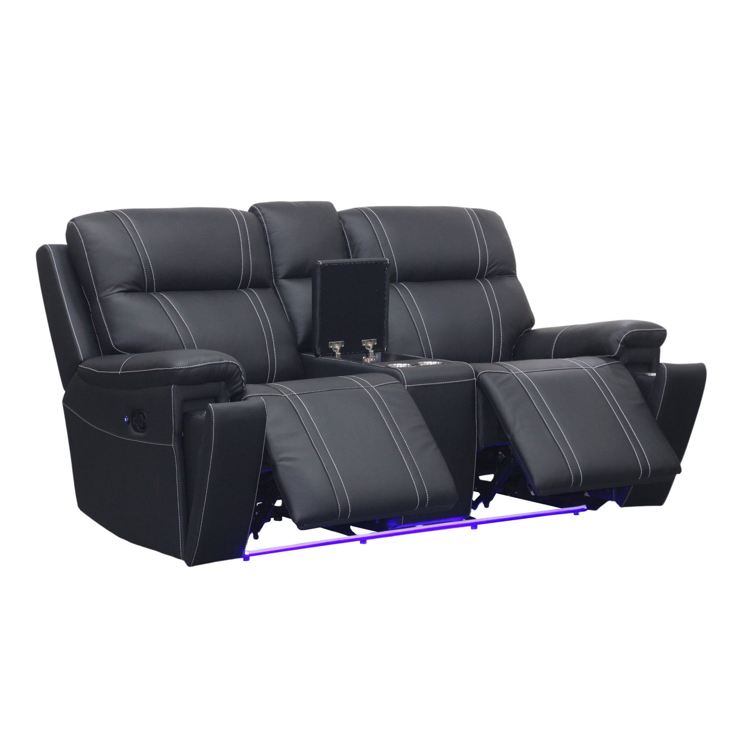 Hartley - Reclining Console Loveseat
