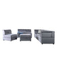 Bois II - Modular Armless Chair - Gray Velvet