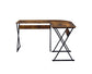 Zafiri - Writing Desk - Weathered Oak & Black