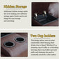 Ainehome "Cinema" 3-Piece Brown Faux Leather Manual Reclining Sofa Set