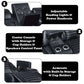Ephron - Power Motion Loveseat With Console, Power Headrests, LED & Speakers - Black