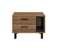 Trolgar - Accent Table - Brown Oak & Black