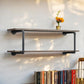 Brantley - Wall Rack - Antique Oak & Sandy Gray