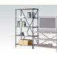 Jodie - 72" Bookshelf - Rustic Oak & Antique Black