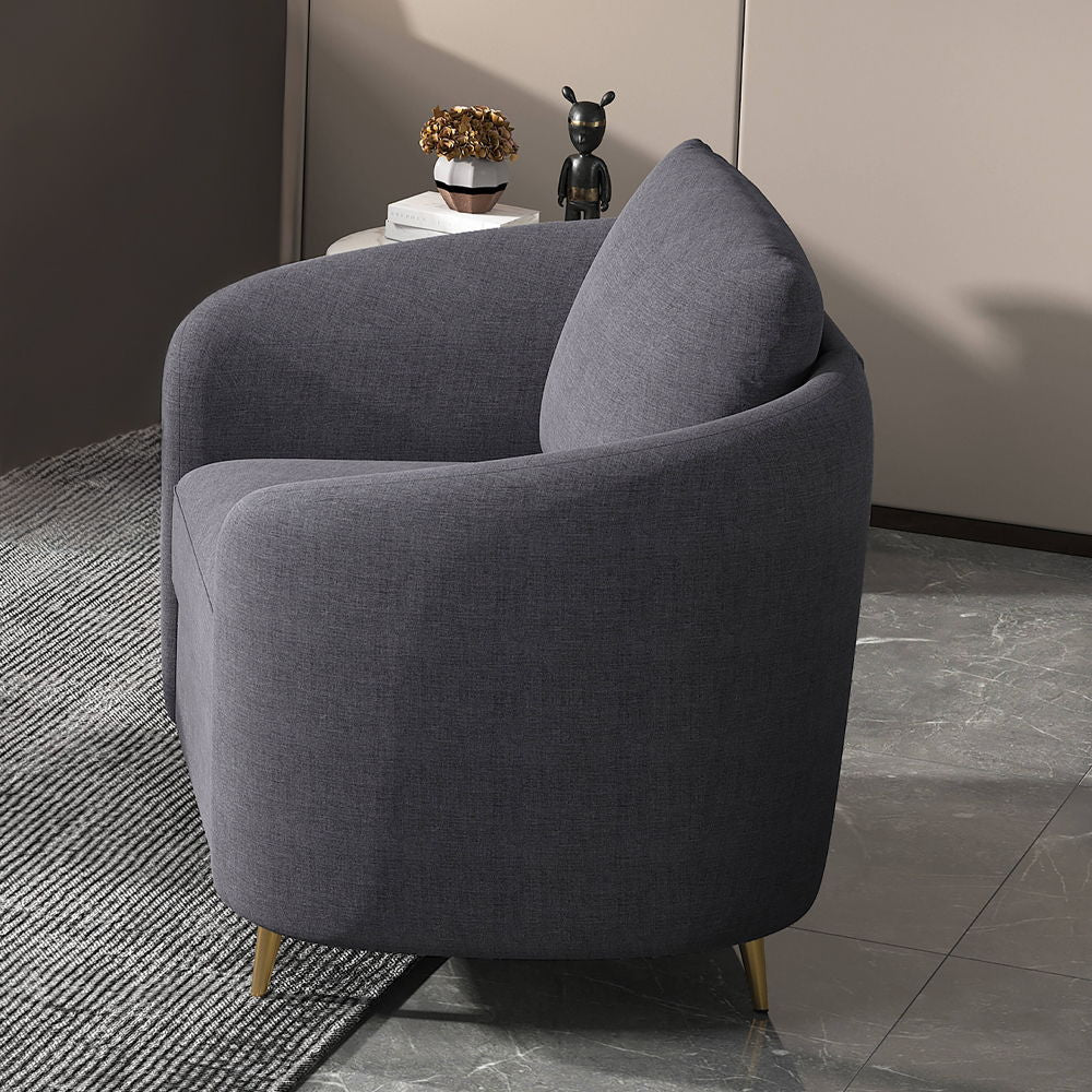 Yuina - Chair - Gray Linen
